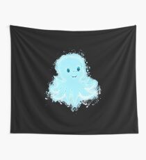 Animal cartoon glowing Art Wall Tapestry