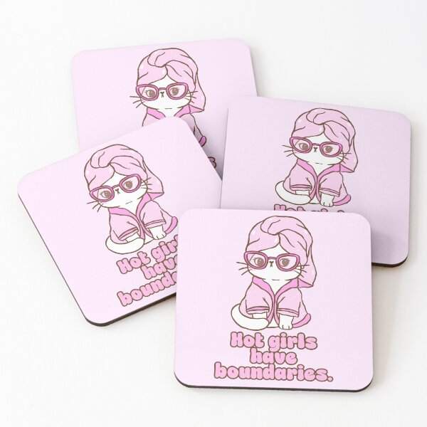 Item preview, Hot Girls Have Boundaries Quote designed and sold by jianina-alondra.