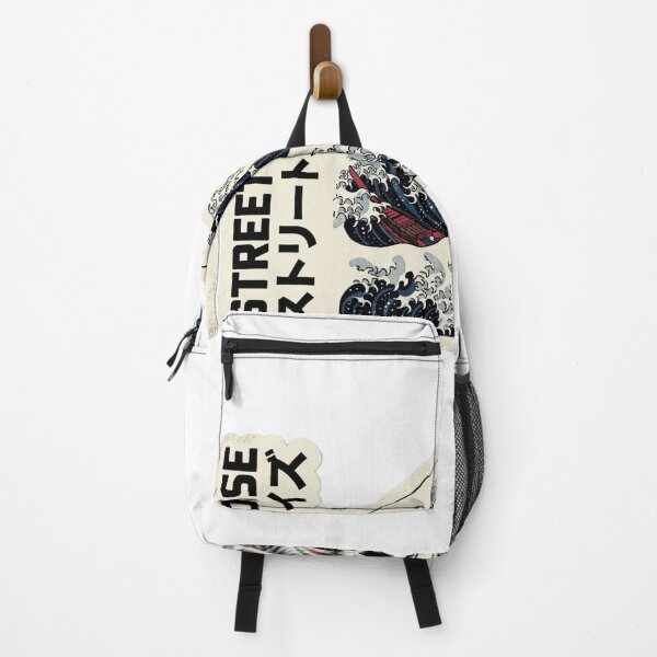 Item preview, Japanese Great Wave Skull Streetwear | Dark Ocean Samurai Art designed and sold by BlackSyeth.