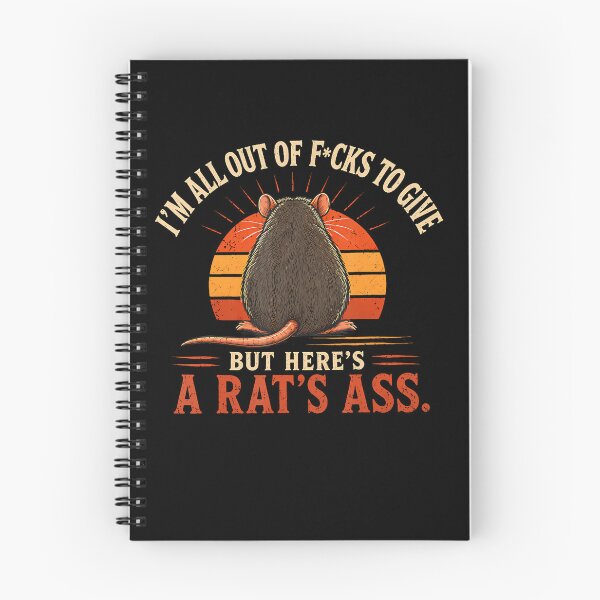 Item preview, I'M All Out Of Fcks To Give But Here'S A Rat'S Ass Retro designed and sold by snailslowdance.