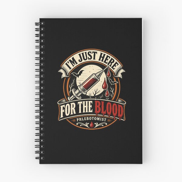 Item preview, I'm Just Here For The Blood Funny Phlebotomist Halloween designed and sold by Ridaelb.