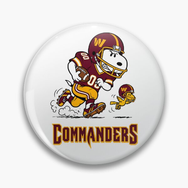 Item preview, Snoopy & Woodstock Washington Commanders Football Retro F074 designed and sold by GLUVY-THEME.