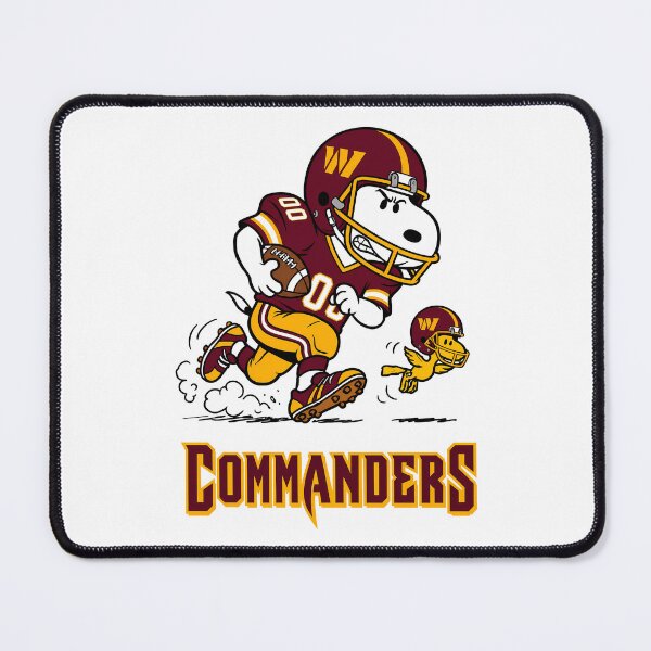Item preview, Snoopy & Woodstock Washington Commanders Football Retro F074 designed and sold by GLUVY-THEME.