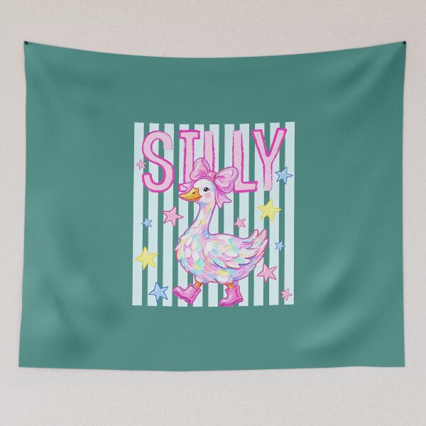 Item preview, Silly Pastel Duck Cute Y2K Kawaii Animal Rainbow Retro Graphic designed and sold by Miniadecal.