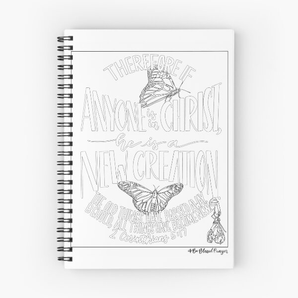 Item preview, New Creation in Christ (Color My Heart) designed and sold by BeBlessedPrayer!.