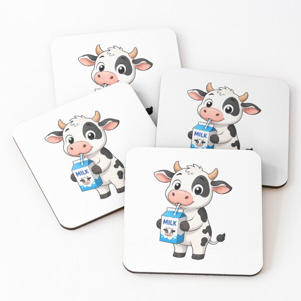 Item preview, Cow Milk Kawaii Funny Graphic designed and sold by snailslowdance.