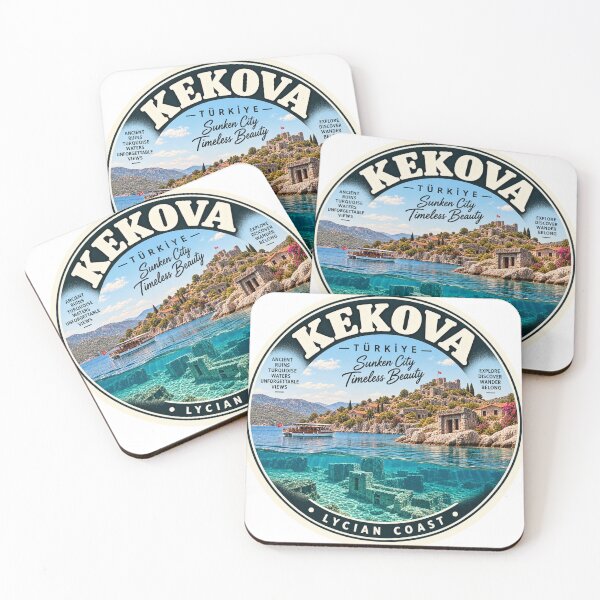 Item preview, Kekova Turkey Vintage Travel Badge – Sunken City Retro Souvenir designed and sold by DreamPaw Studio.
