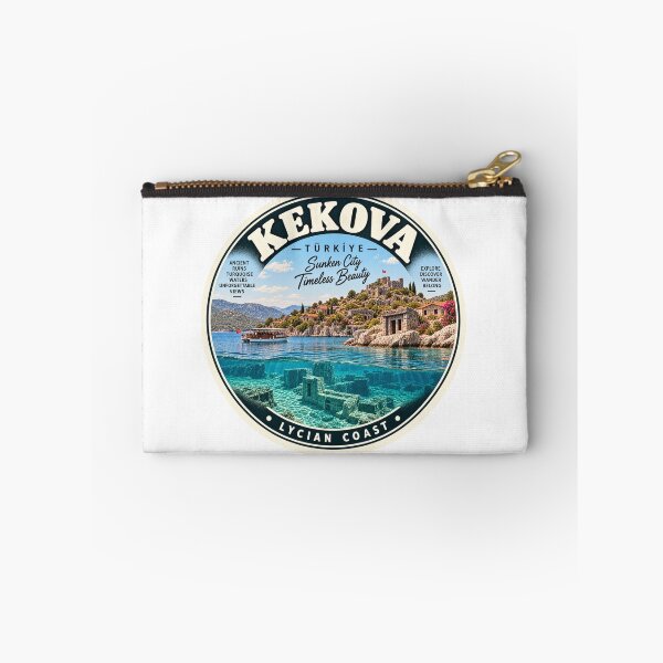 Item preview, Kekova Turkey Vintage Travel Badge – Sunken City Retro Souvenir designed and sold by DreamPaw Studio.