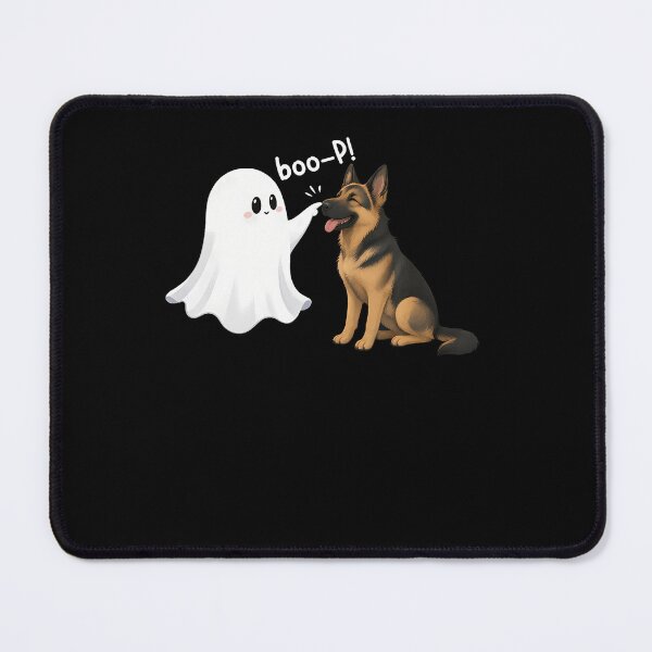Item preview, German Shepherd Boo P Cute Ghost Nose Boop Halloween Dog designed and sold by snailslowdance.