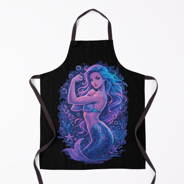 Item preview, Strong mermaid shows off her muscles – empowerment designed and sold by Pineapple-Tree.