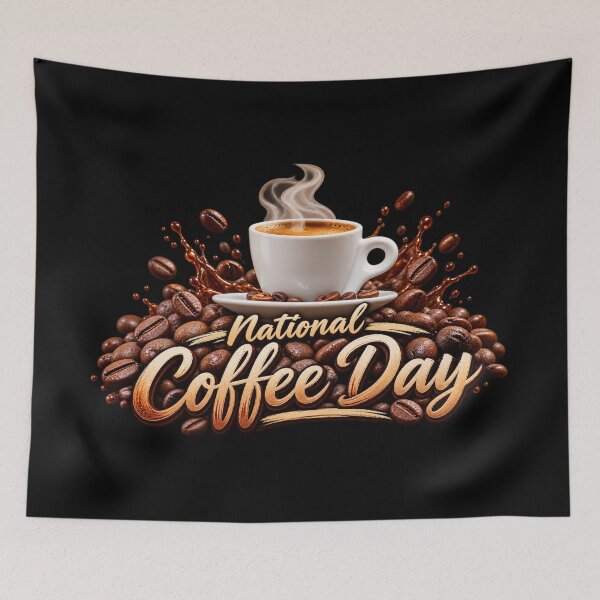 Item preview, National Coffee Day Vintage Coffee Lover Design designed and sold by ArminGreen.