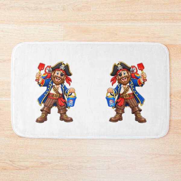 Item preview, Pirate of the Caribbean with parrot on beach designed and sold by JamesDunican.