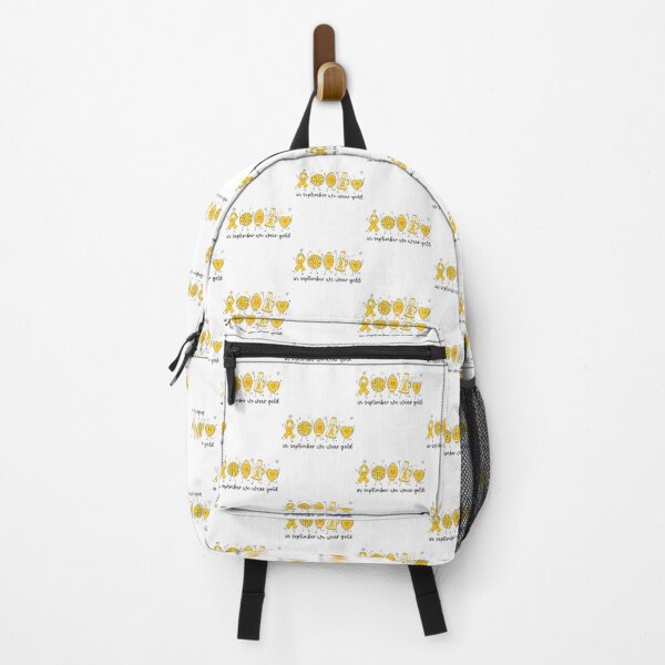 Item preview, In September We Wear Gold Football Childhood Cancer Cheer designed and sold by snailslowdance.