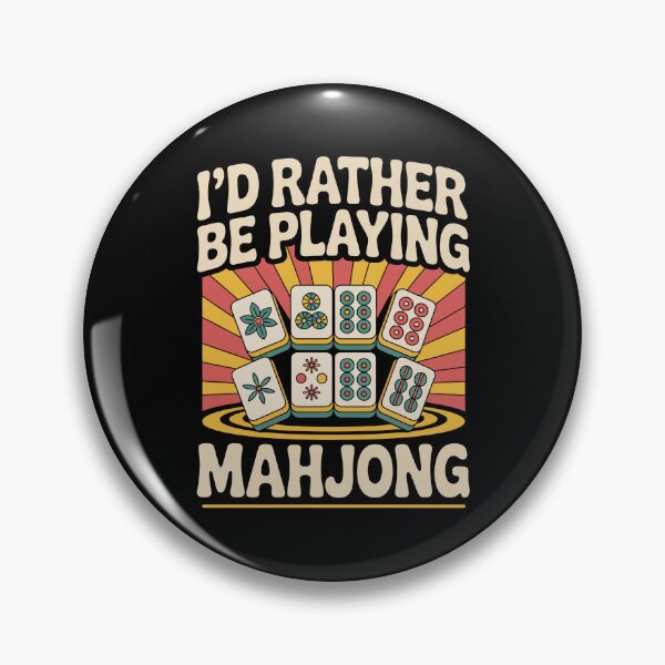 Item preview, I’D RATHER BE PLAYING MAHJONG designed and sold by jkrphoto.