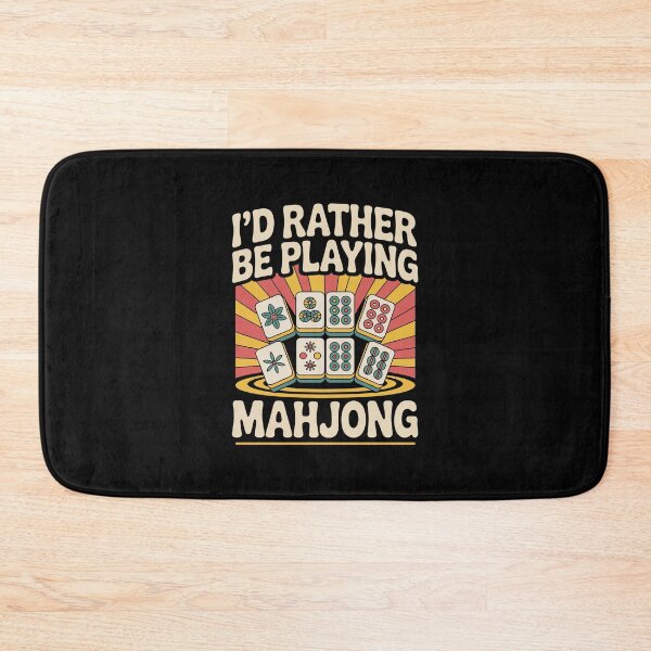 Item preview, I’D RATHER BE PLAYING MAHJONG designed and sold by jkrphoto.