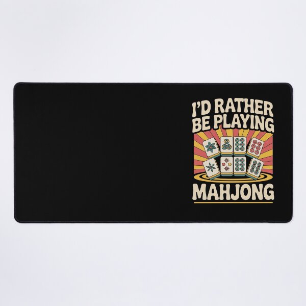 Item preview, I’D RATHER BE PLAYING MAHJONG designed and sold by jkrphoto.
