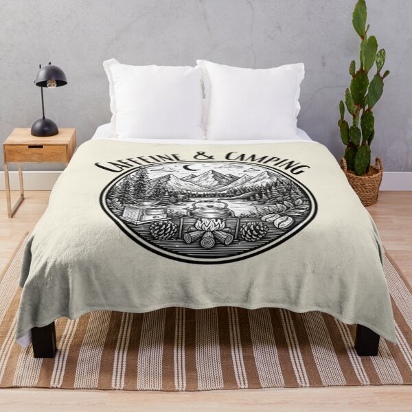 Item preview, Caffeine and Camping designed and sold by Aise06.