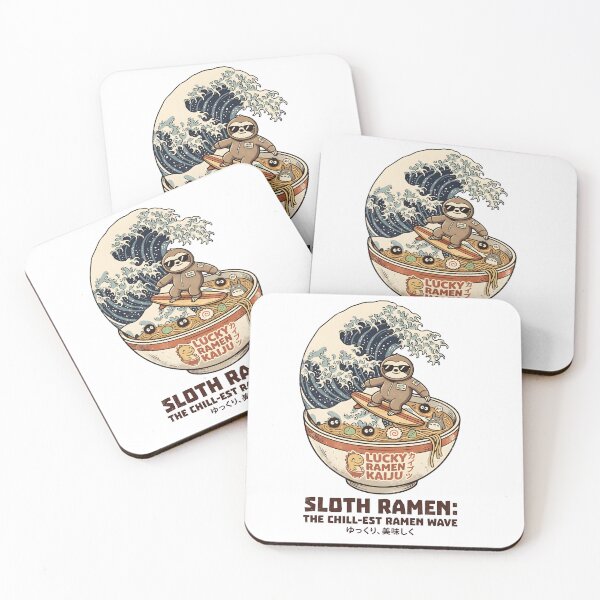 Item preview, SLOTH RAMEN SURF WAVE designed and sold by nnnememtw.