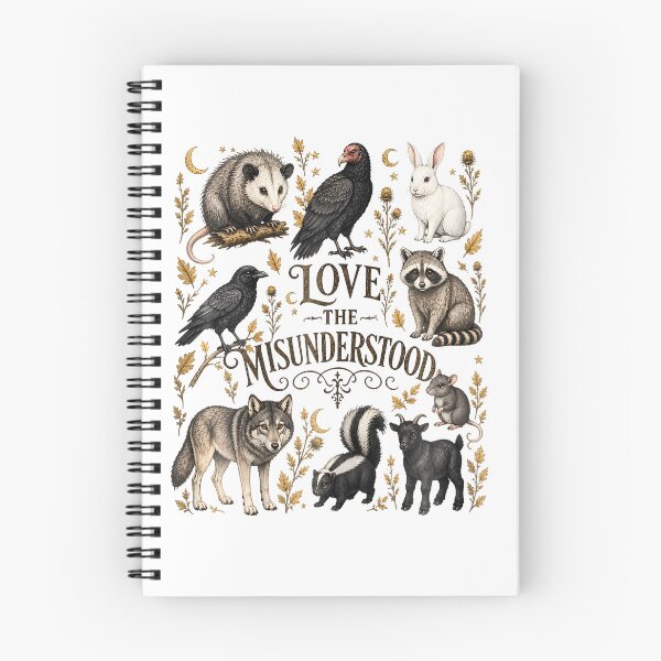 Item preview, Love The Misunderstood Woodland Creatures Wildlife Animal  designed and sold by snailslowdance.