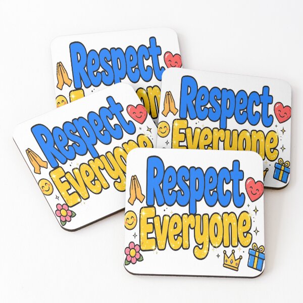Item preview, Respect Everyone - Positive Kindness Motivational Quote Design designed and sold by prithvi chand.