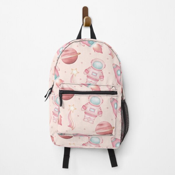 Item preview, Cute Pastel Pink Astronauts Pattern - Space Decor for Girls designed and sold by PatternUnique.