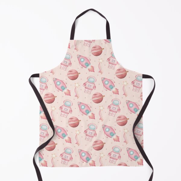 Item preview, Cute Pastel Pink Astronauts Pattern - Space Decor for Girls designed and sold by PatternUnique.