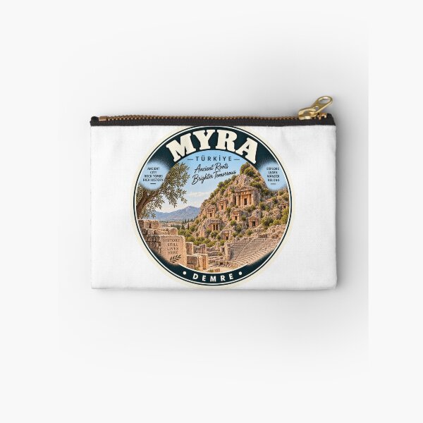 Item preview, Myra Turkey Vintage Travel Badge – Demre Ancient City Souvenir designed and sold by DreamPaw Studio.