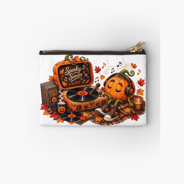 Item preview, Spooky Season Vinyl Vibes – Cozy Pumpkin Record Player designed and sold by The Cutting Room.