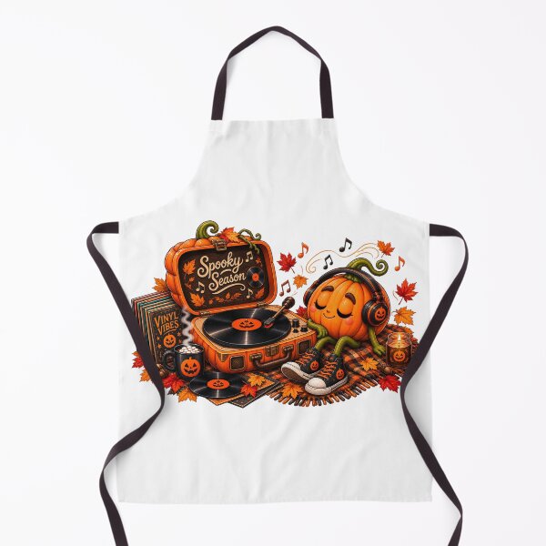 Item preview, Spooky Season Vinyl Vibes – Cozy Pumpkin Record Player designed and sold by The Cutting Room.