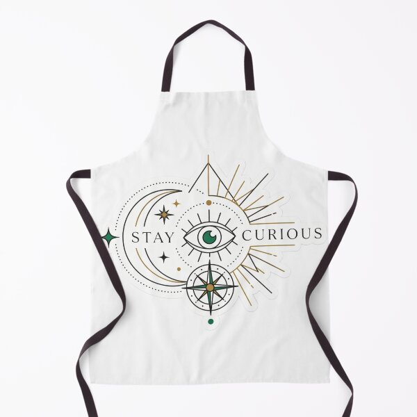 Item preview, Stay Curious Celestial Eye Compass Mystic Moon & Sun Art designed and sold by BlackSyeth.