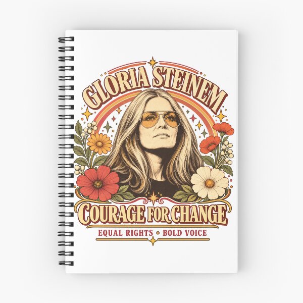 Item preview, Gloria Steinem Courage For Change Equal Rights Bold Voice Vintage designed and sold by GusHickman.