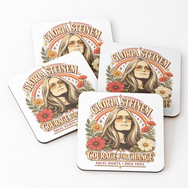 Item preview, Gloria Steinem Courage For Change Equal Rights Bold Voice Vintage designed and sold by GusHickman.