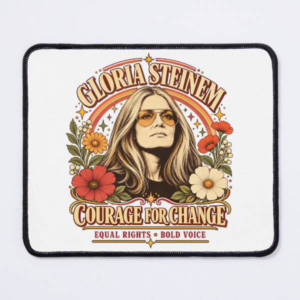 Item preview, Gloria Steinem Courage For Change Equal Rights Bold Voice Vintage designed and sold by GusHickman.