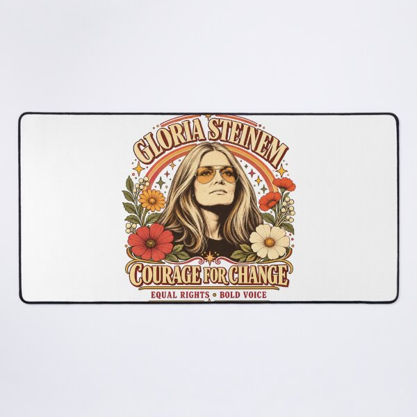 Item preview, Gloria Steinem Courage For Change Equal Rights Bold Voice Vintage designed and sold by GusHickman.