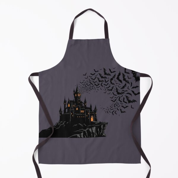 Item preview, Gothic Castle & Swarm of Bats Halloween Design designed and sold by TontikDesign.