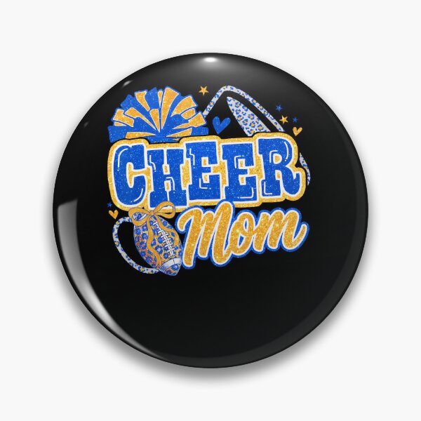 Item preview, Blue And Gold Cheer Mom Team Game Day Football Cheerleader  designed and sold by Pider-Vampire.