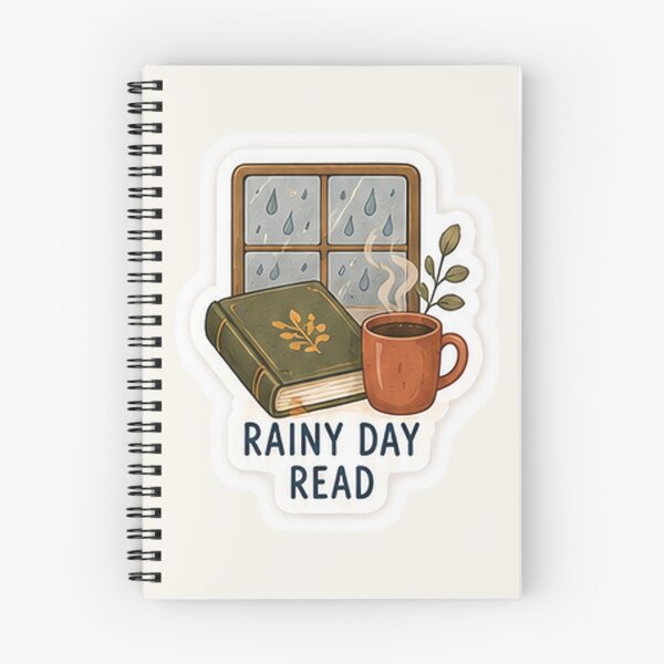 Item preview, Rainy Day Read - Cozy Book Lover Illustration designed and sold by NourtyMK.