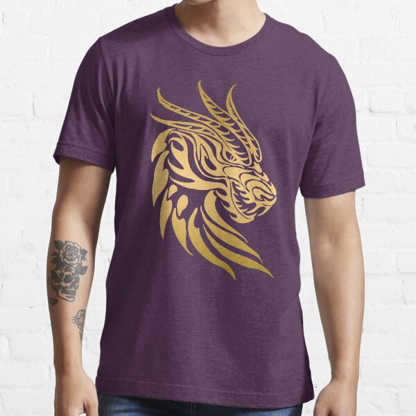 T-shirt Feminina Gold Dragon Roxa