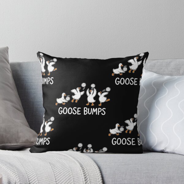 Item preview, Goose Bumps Volleyball Funny Goose Playing Volleyball Art designed and sold by Pider-Vampire.