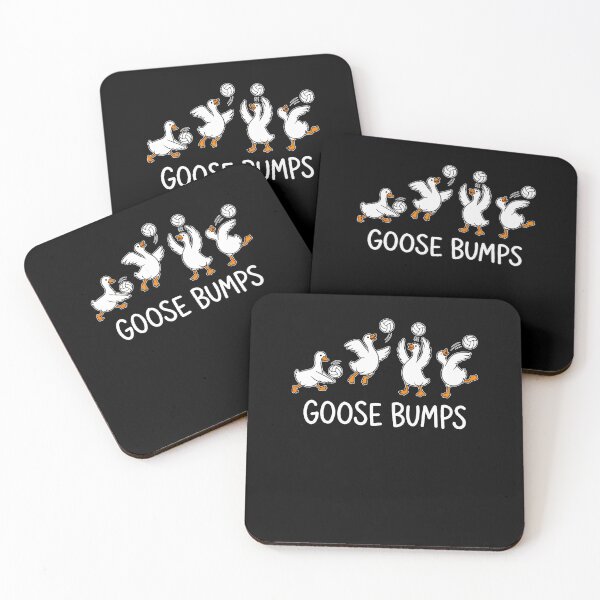 Item preview, Goose Bumps Volleyball Funny Goose Playing Volleyball Art designed and sold by Pider-Vampire.