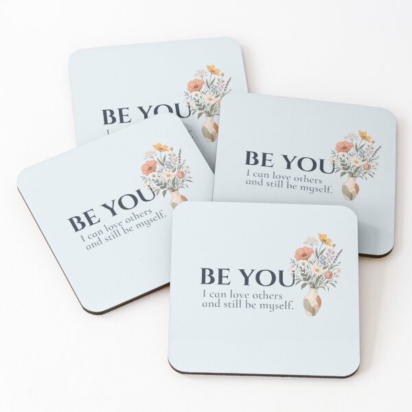 Item preview, Be You Floral Authenticity Affirmation Art designed and sold by Safe Soul DeLife.