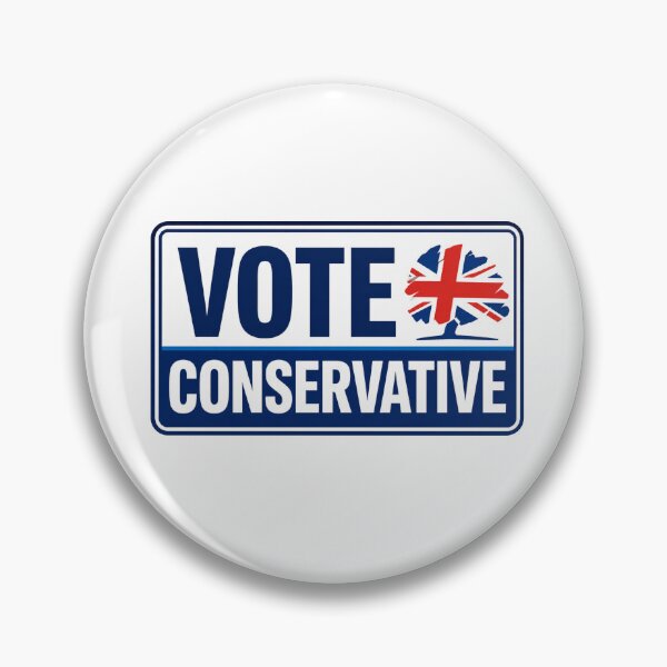 Item preview, Vote Conservative UK Politics designed and sold by FullBoatDesign.