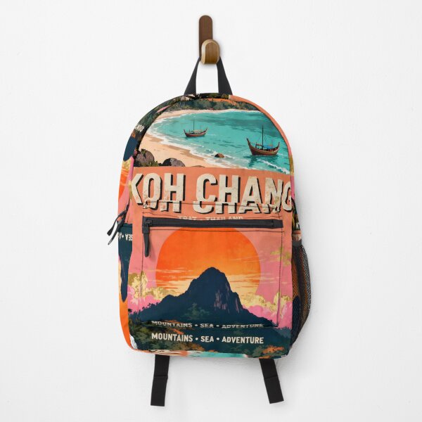 Item preview, Atardecer retro en Koh Chang – Montañas y mar, Tailandia designed and sold by Spirit of Siam.