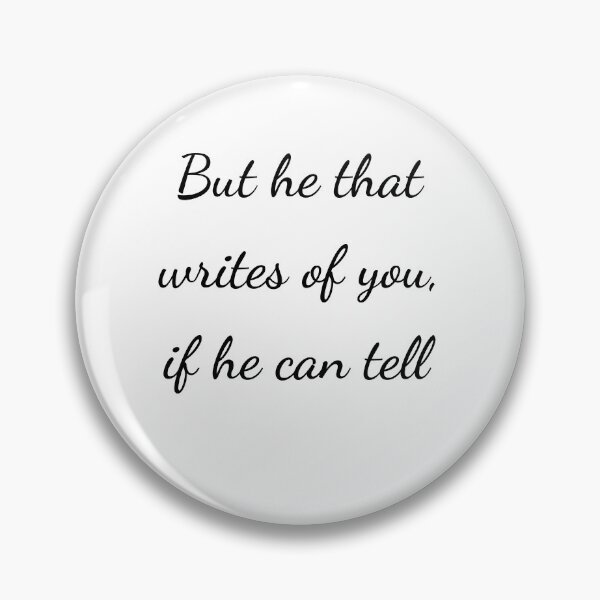 Item preview, “But he that writes of you, if he can tell” - handwriting black designed and sold by ariksworld.
