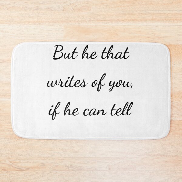 Item preview, “But he that writes of you, if he can tell” - handwriting black designed and sold by ariksworld.