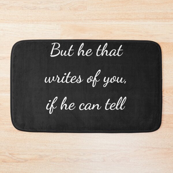 Item preview, “But he that writes of you, if he can tell” - handwriting white designed and sold by ariksworld.