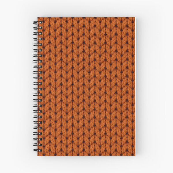 Item preview, Burnt Orange Knitted Texture – Cozy Autumn Yarn Pattern designed and sold by blankTeeShirt.
