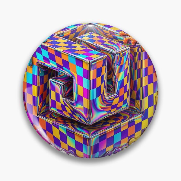 Artikelvorschau, Dripping Impossible Checkerboard Cube entworfen und verkauft von puzzell.