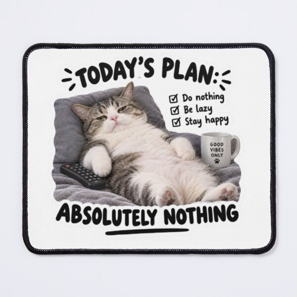 Item preview, Lazy Cat designed and sold by FunnyShopKk.