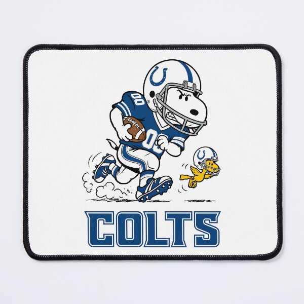 Item preview, Snoopy & Woodstock Indianapolis Colts Football Retro F081 designed and sold by GLUVY-THEME.